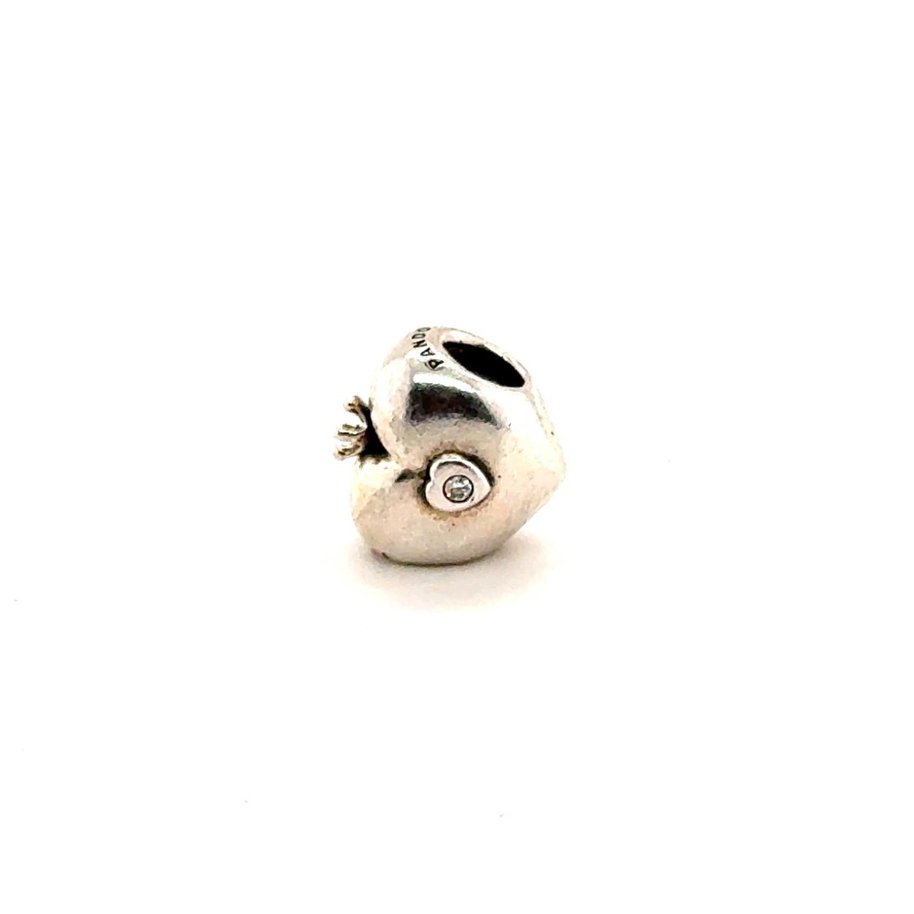 Pandora Club Charm 2015 Heart Sterling Silver 925 ALE 791591D Limited Real Dia.
